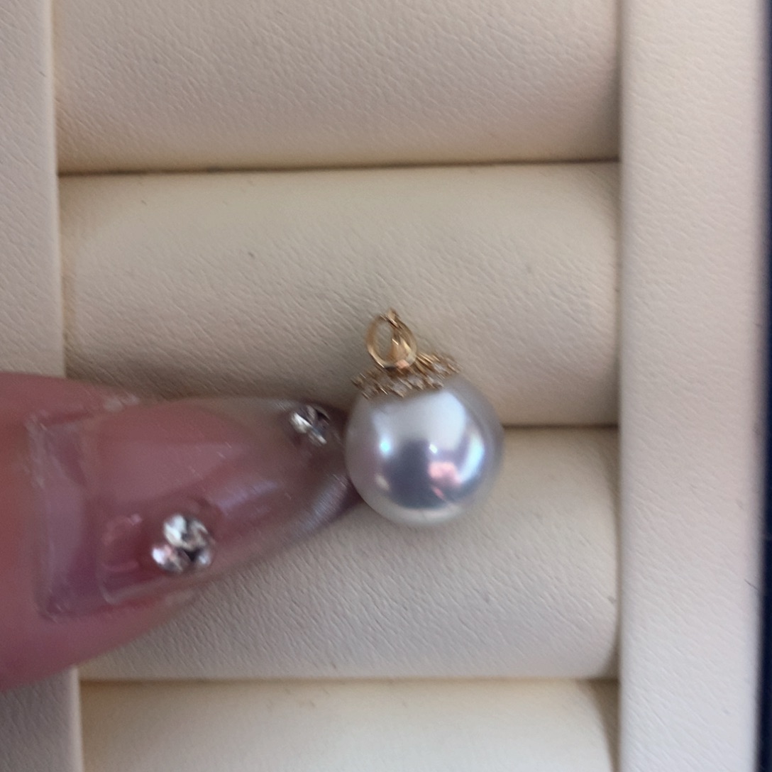 海水珍珠颈饰18K金镶嵌