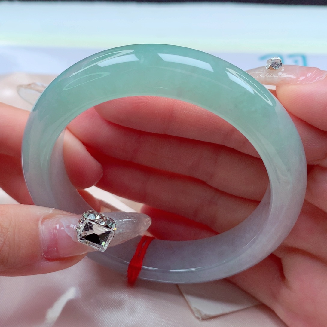 翡翠手镯未镶嵌天然缅甸翡翠A货手镯 2号