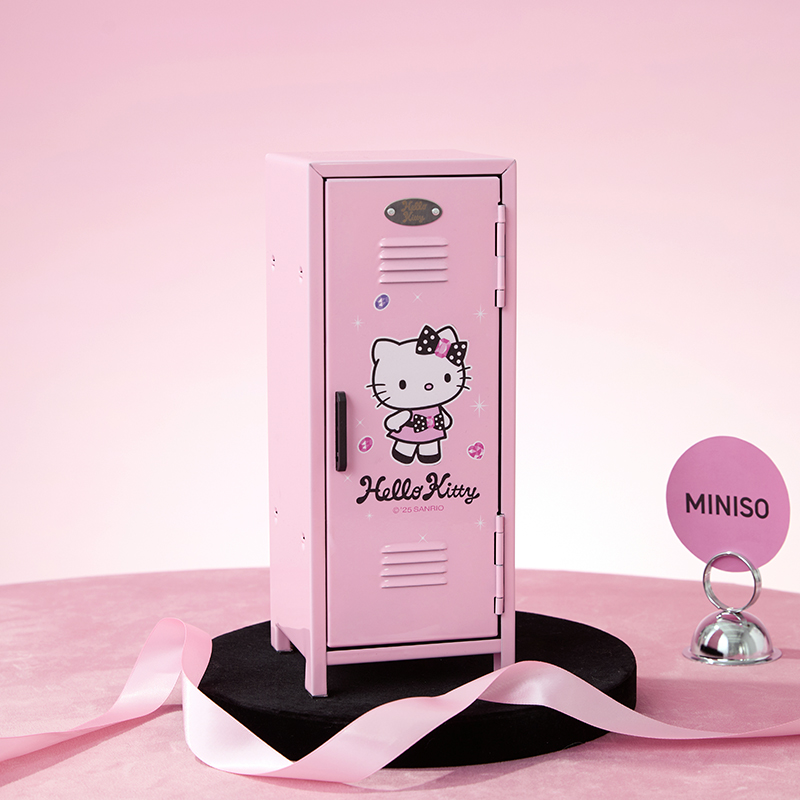 Hello Kitty闪闪派对联名系列-收纳柜（款式随机）&名创优品
