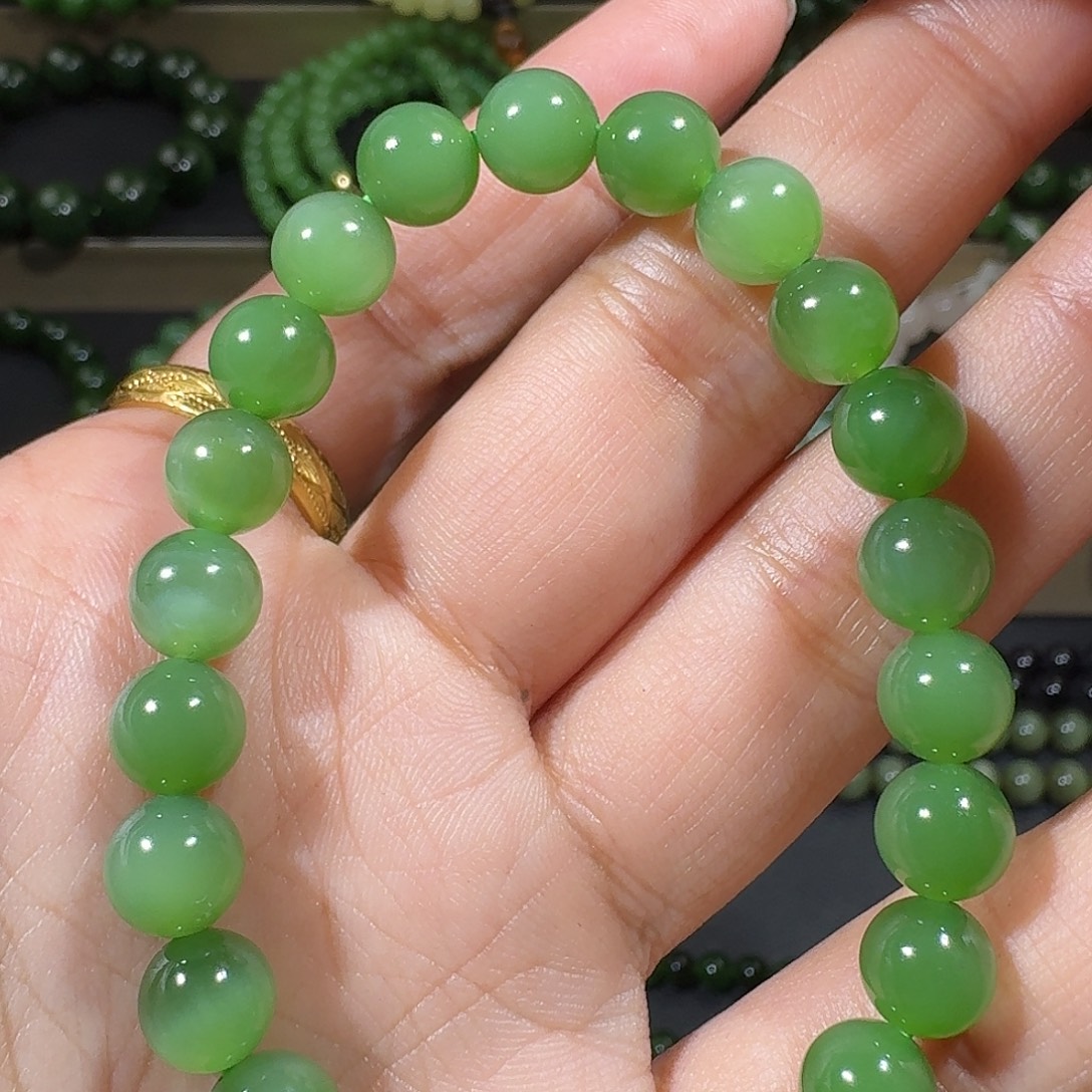 和田玉未镶嵌手链