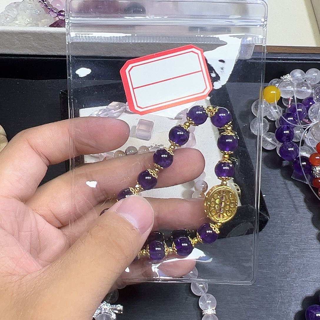 水晶手链未镶嵌天然水晶饰品