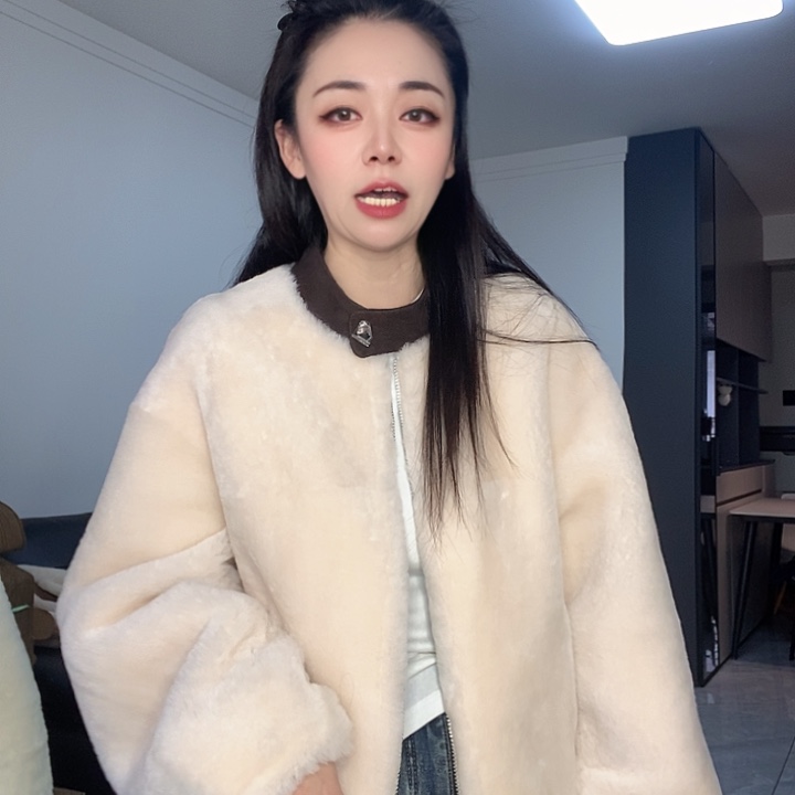 绵羊皮美丽奴皮毛一体M125斤
