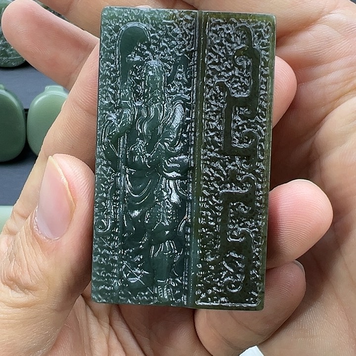 和田玉吊坠未镶嵌