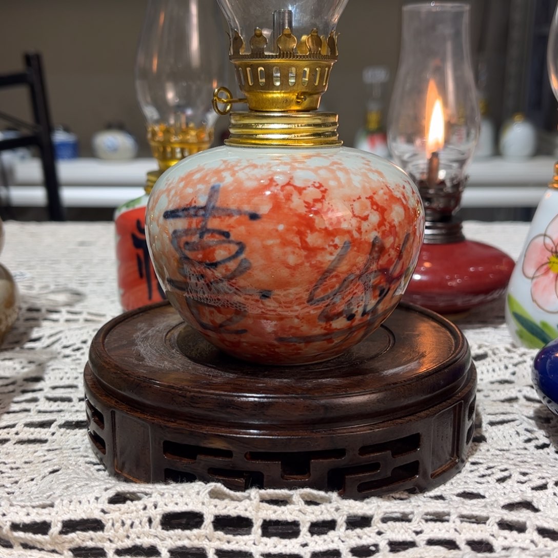 摆件景德镇陶瓷香薰灯