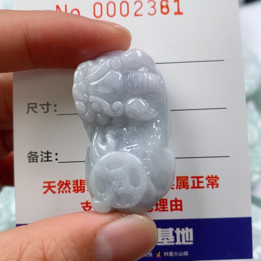 翡翠未镶嵌颈饰挂件