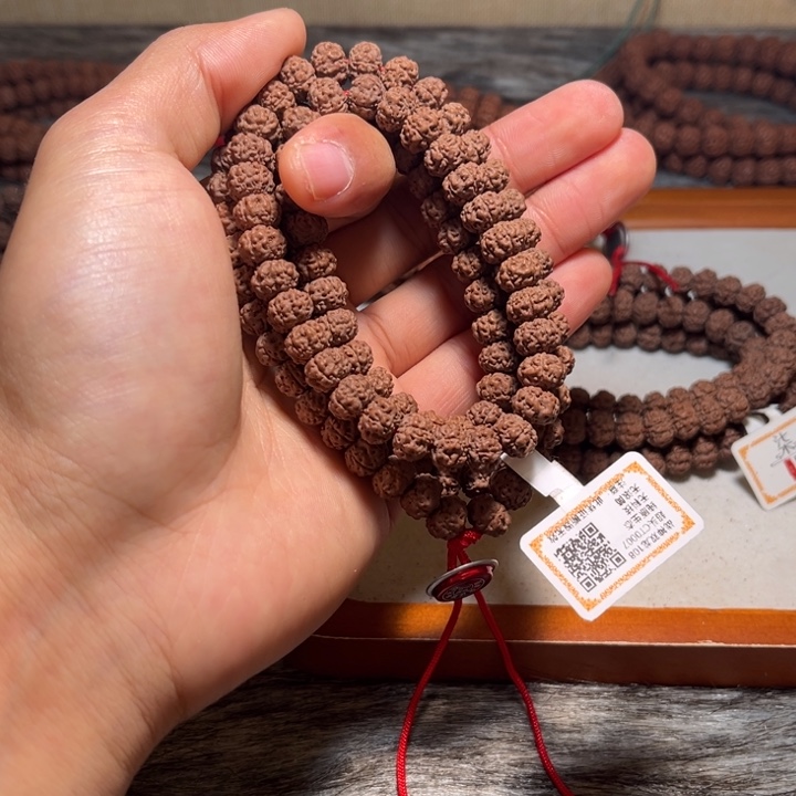 丘***哥金刚菩提手串超头精挑战神双龙飞碟树祖108