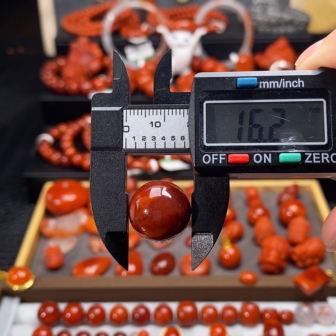 南红玛瑙未镶嵌四川凉山瓦西单珠