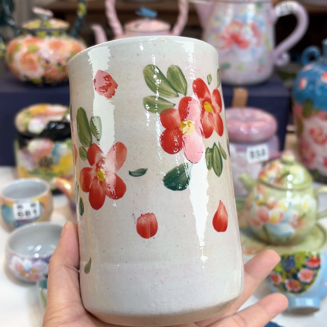 景德镇手绘高温釉下彩陶瓷茶具