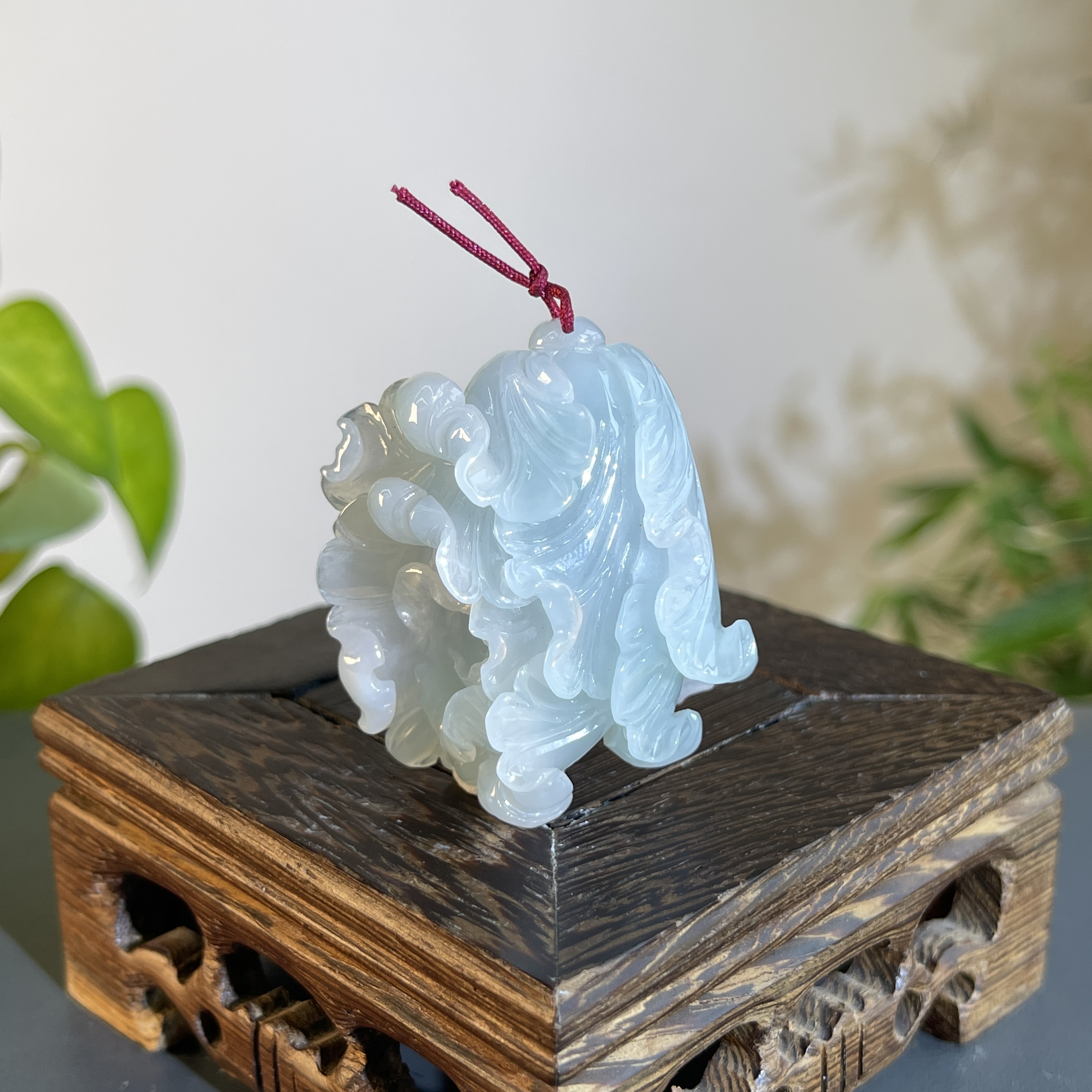 JXB22-39  天然缅甸A货翡翠 百财聚来