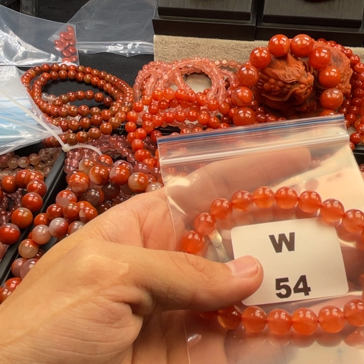 南红玛瑙未镶嵌多样性发货默认微瑕称重8mm
