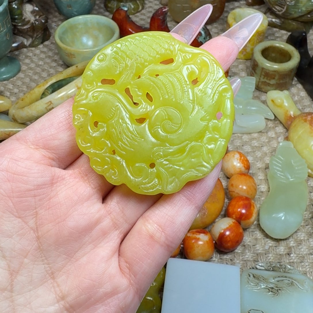 吊坠白玉菩提挂件