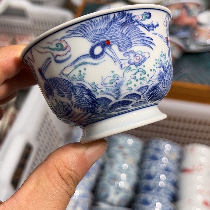 陶摆件景德镇主人杯2333