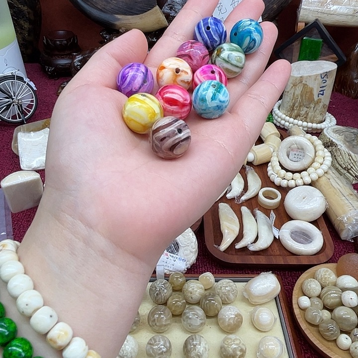 石英石铁合金多宝配珠18臼齿福利随机发