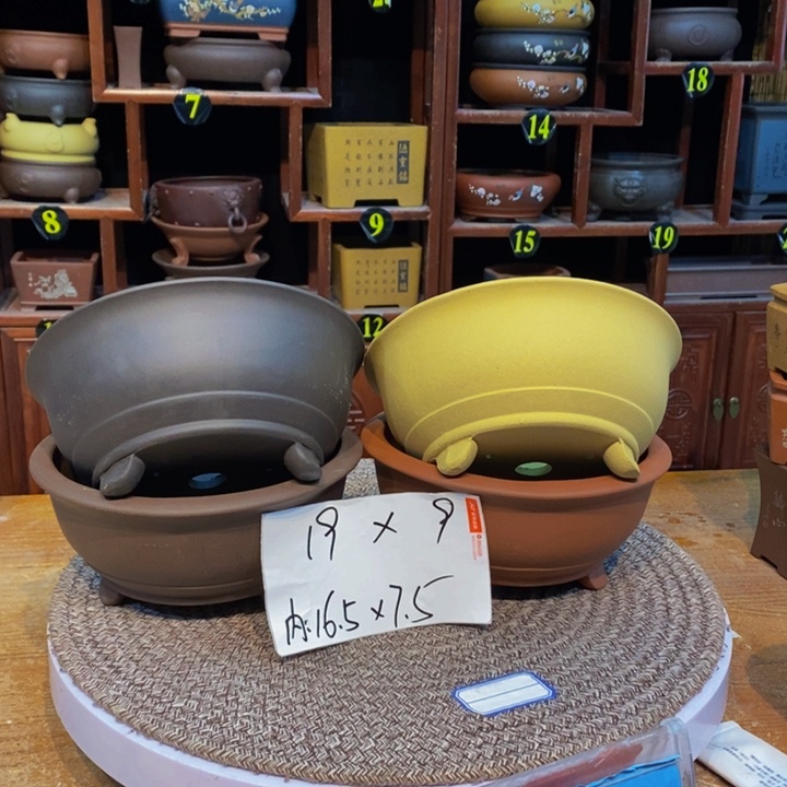 紫砂花盆紫砂花盆