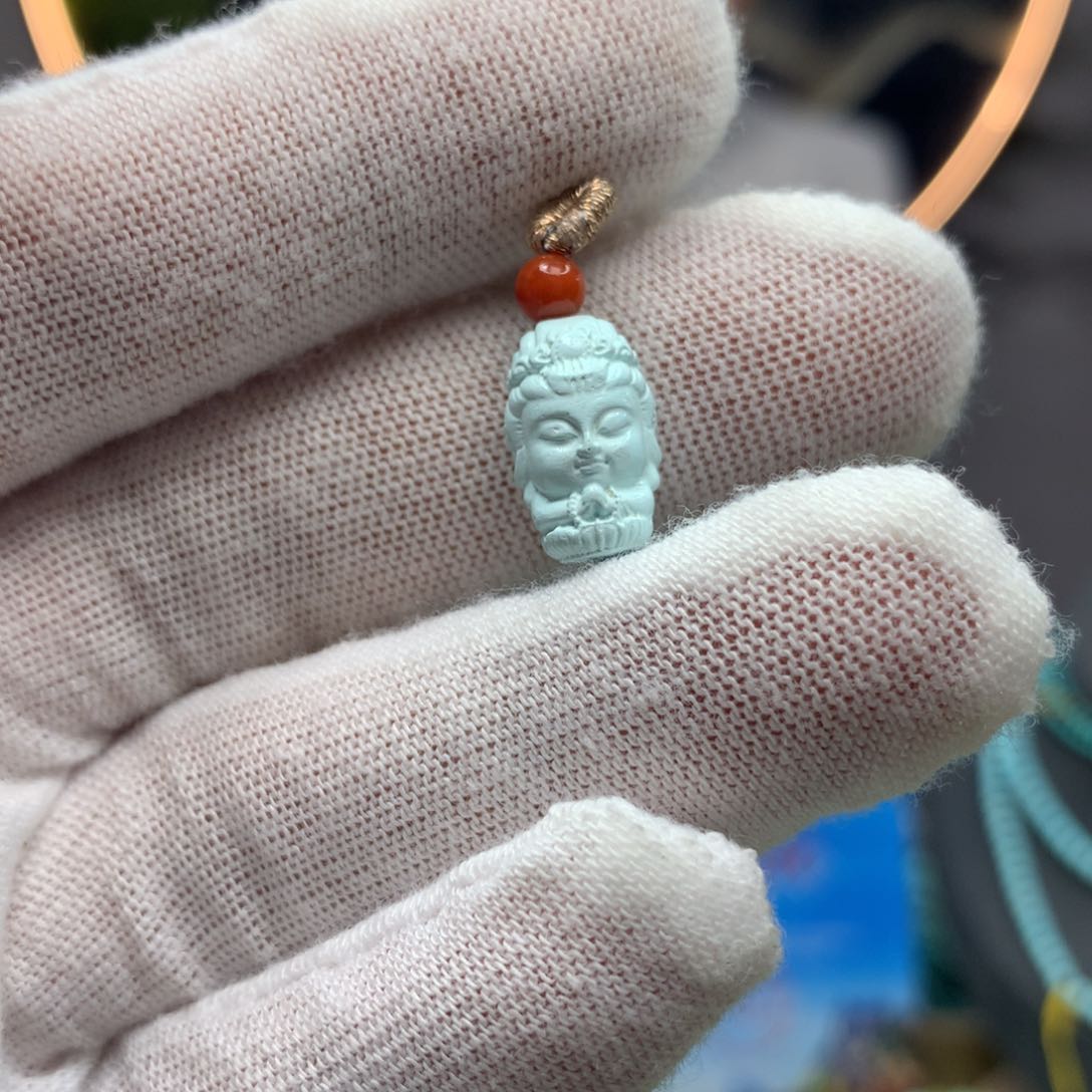 绿松石挂件未镶嵌