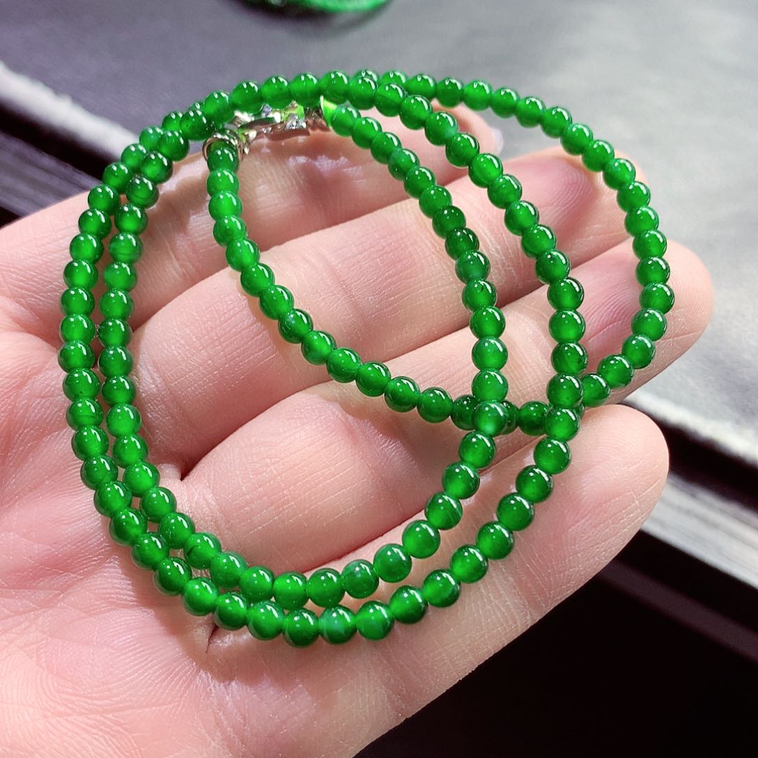 翡翠手链未镶嵌天然翡翠手链未镶嵌