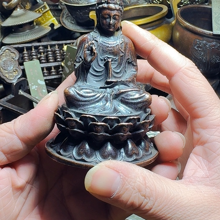 铜器摆件收收藏藏