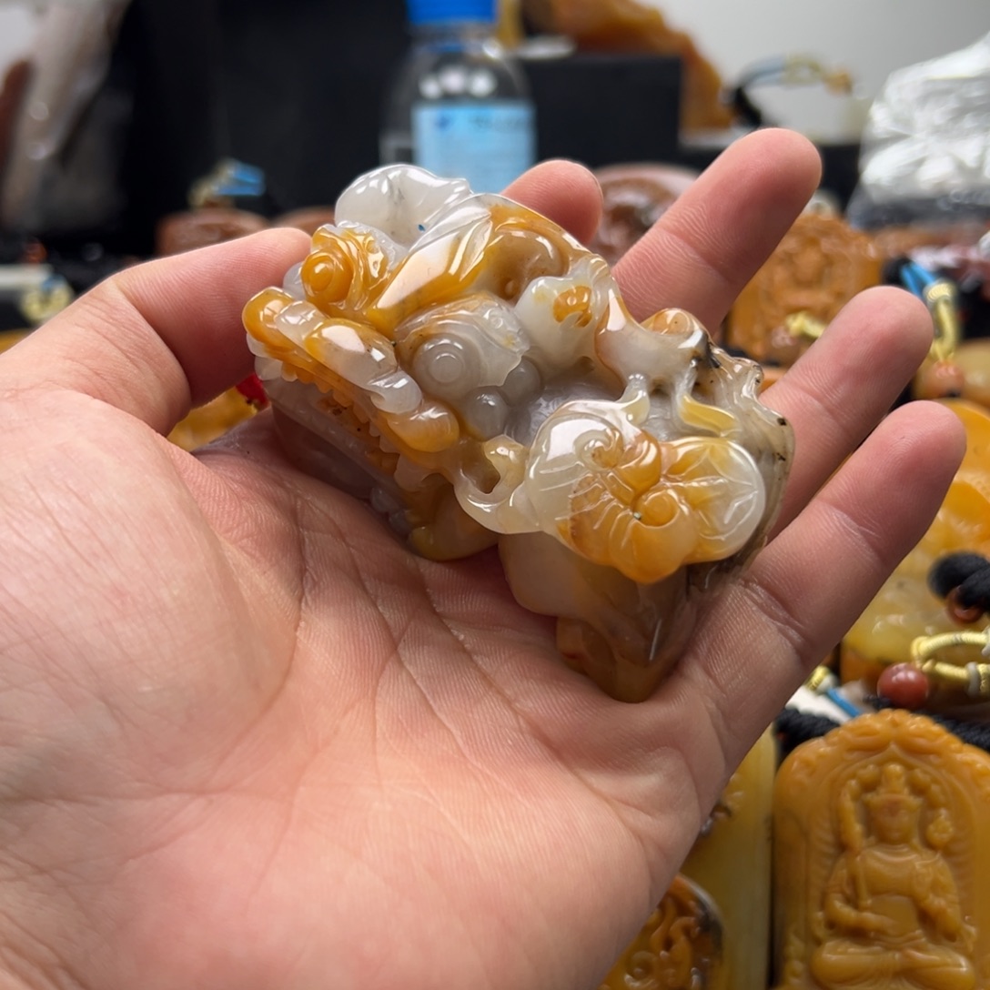 石英质玉（黄龙玉）未镶嵌多选一发货