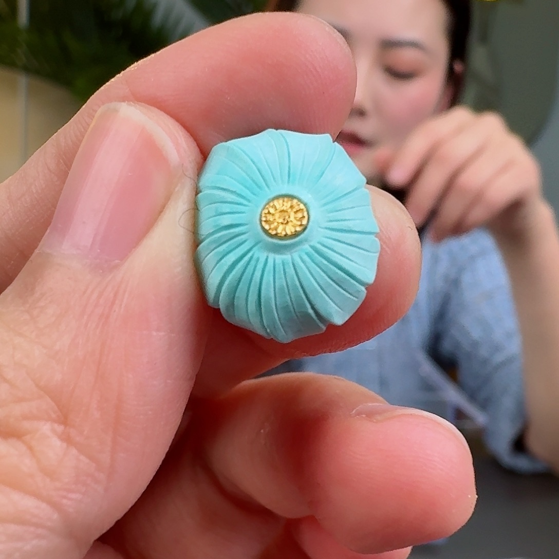 绿松石珠宝奇石未镶嵌