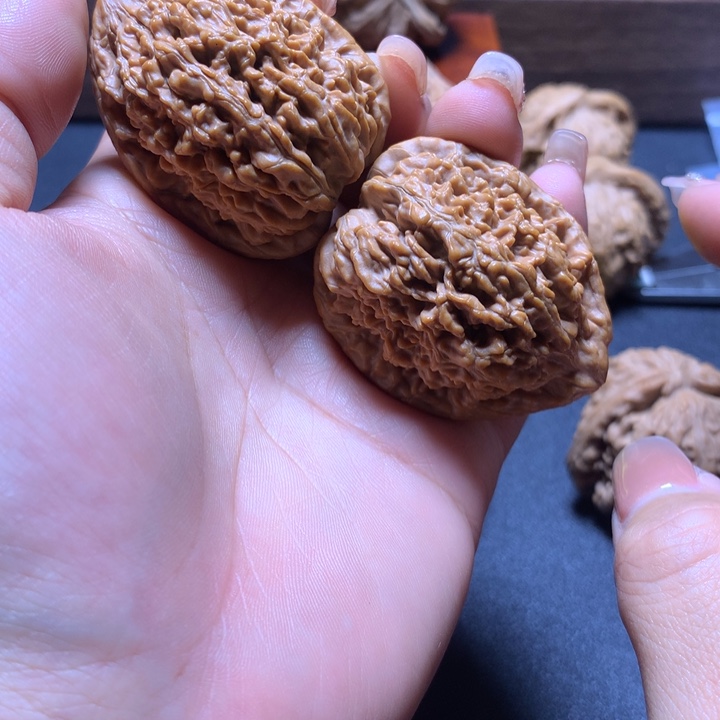 把件文玩核桃橙*.核桃