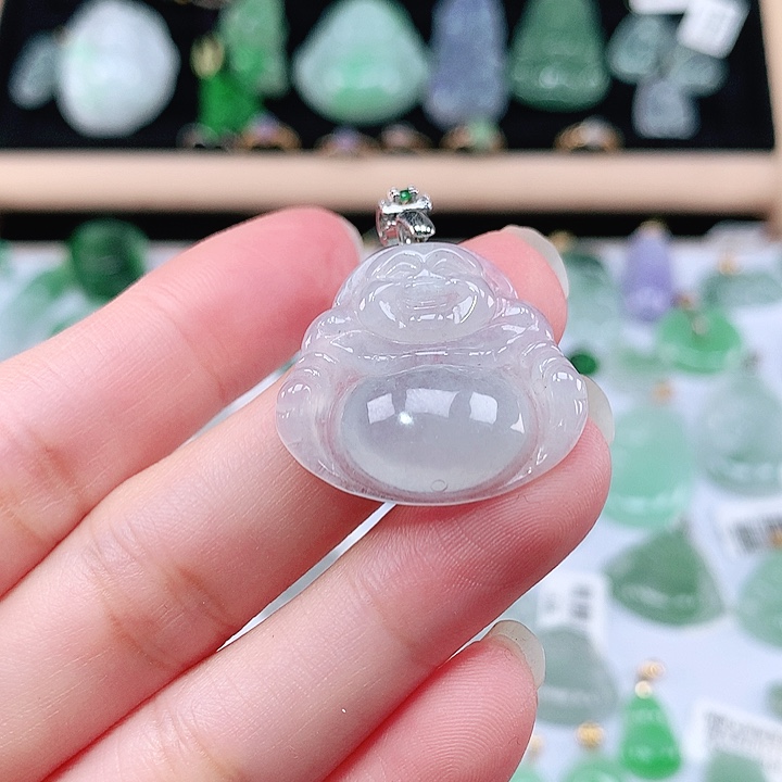 翡翠未镶嵌颈饰吊坠