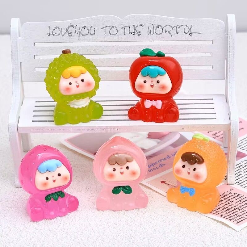 【硕硕家】对对碰2代水果崽崽萌粒摆件