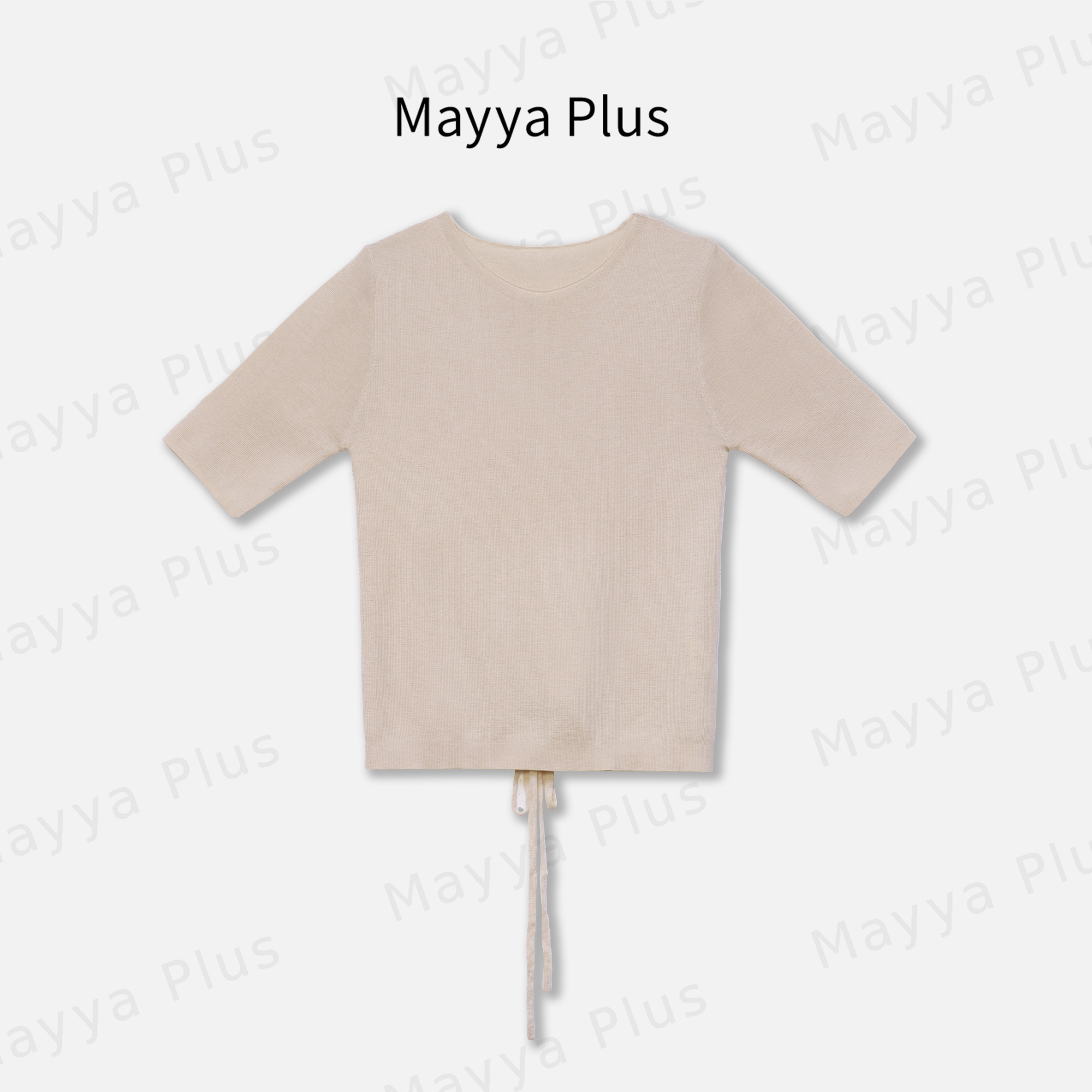 【秋日温柔】Mayya Plus麦芽定制轻奢气质显瘦百搭毛织上衣32436509