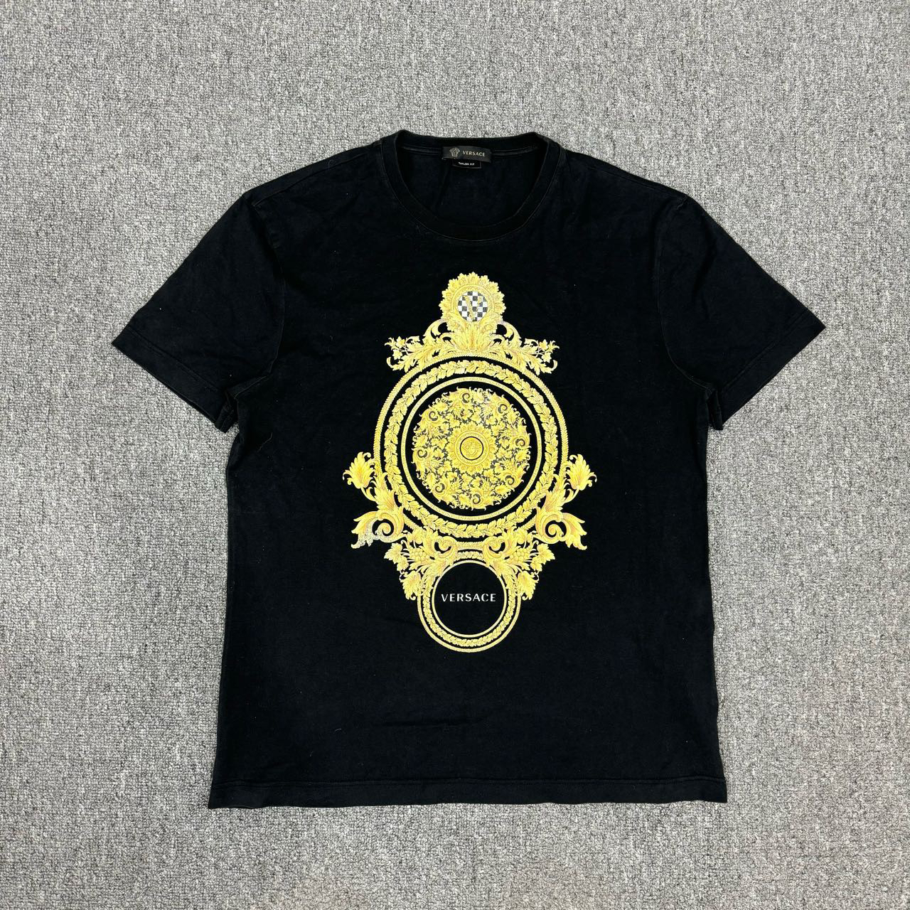 11594178 Versace范思哲 黑金主线短袖 L码99新