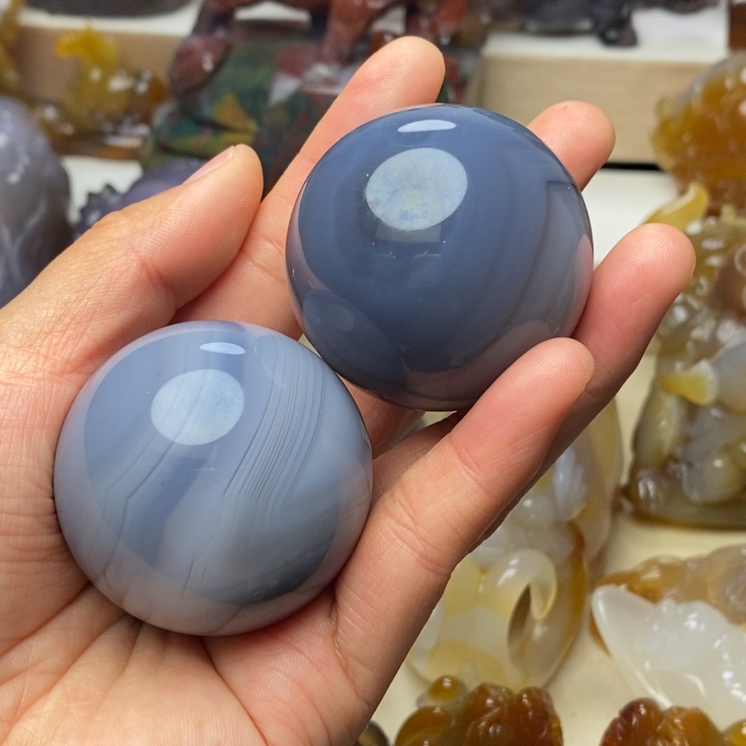 玛瑙/玉髓未镶嵌摆件