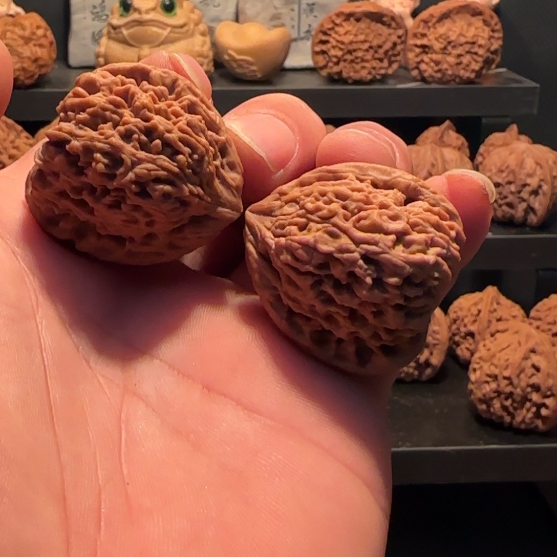 桃核把件涿鹿南疆石34