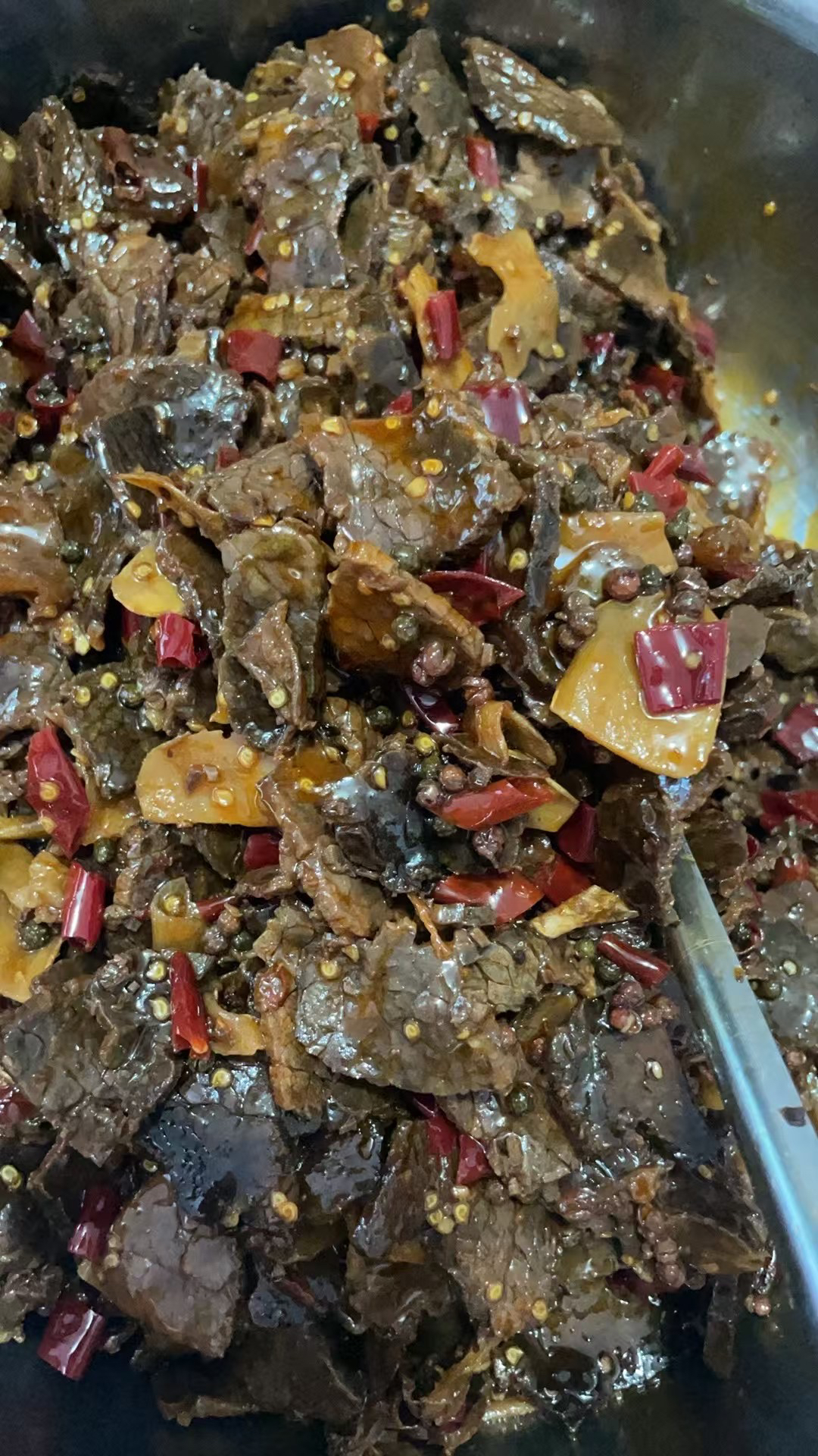 重庆开县大片椒麻牛肉开袋即食卤味即食下酒麻辣零食