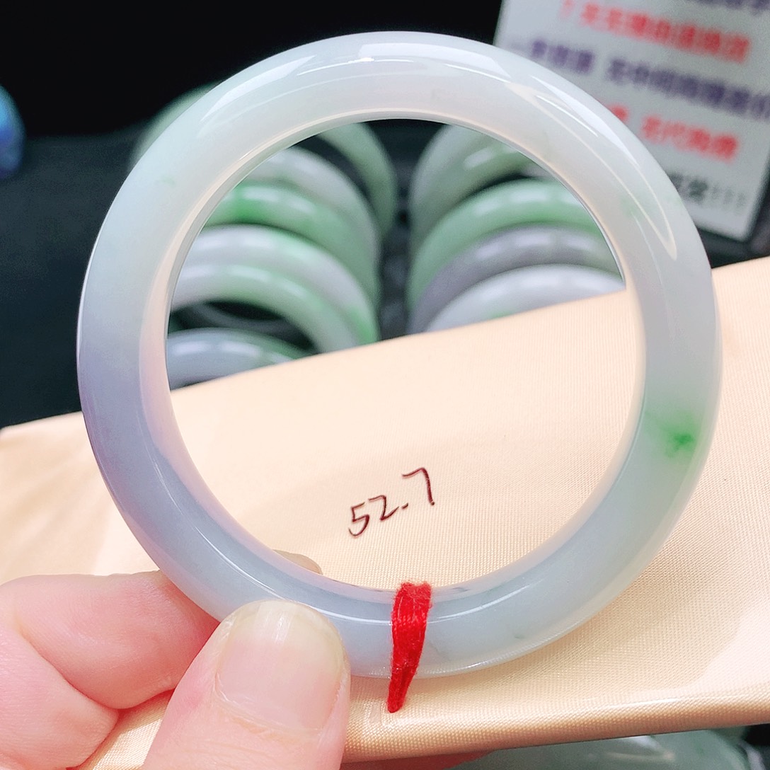 翡翠未镶嵌手镯y1