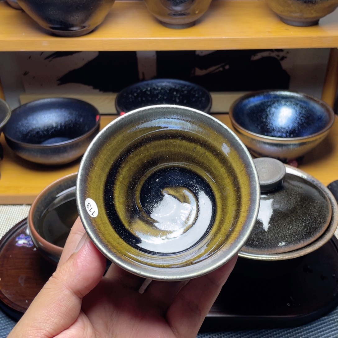 茶盏龙窑柴烧原矿原釉