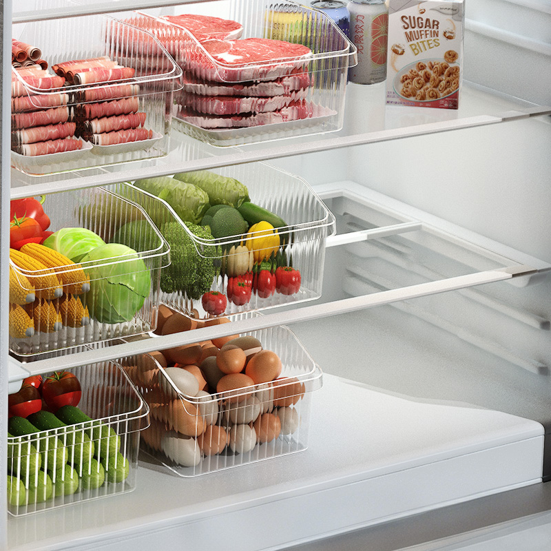 冰箱收纳盒收纳整理神器抽屉盒子储物盒整理盒鸡蛋食品保鲜盒厨房