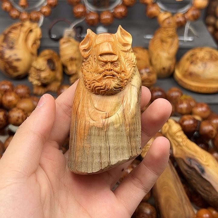 柏木（崖柏）手串/手链钟馗