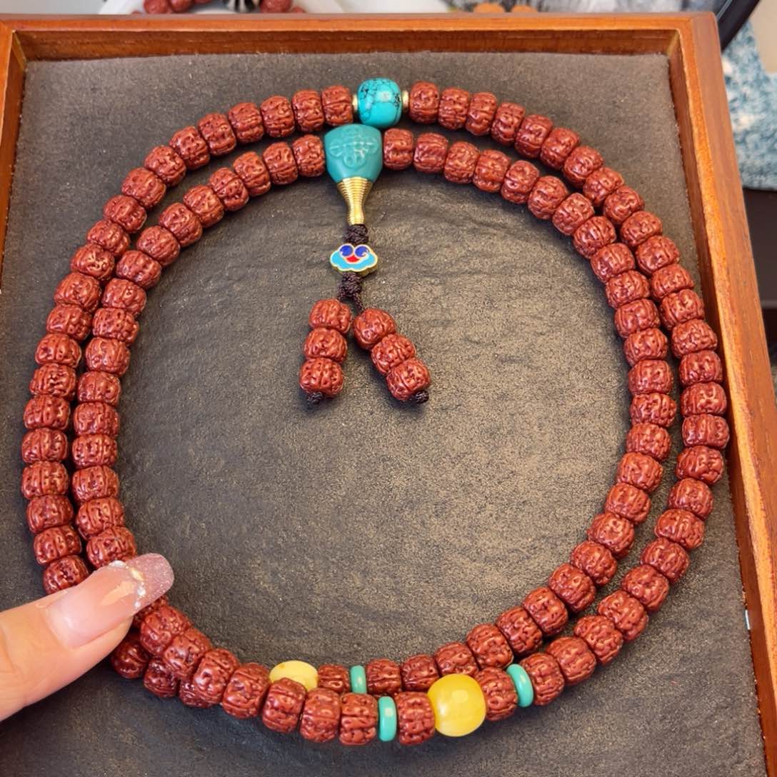 金刚菩提吊坠藏式直切一代龙