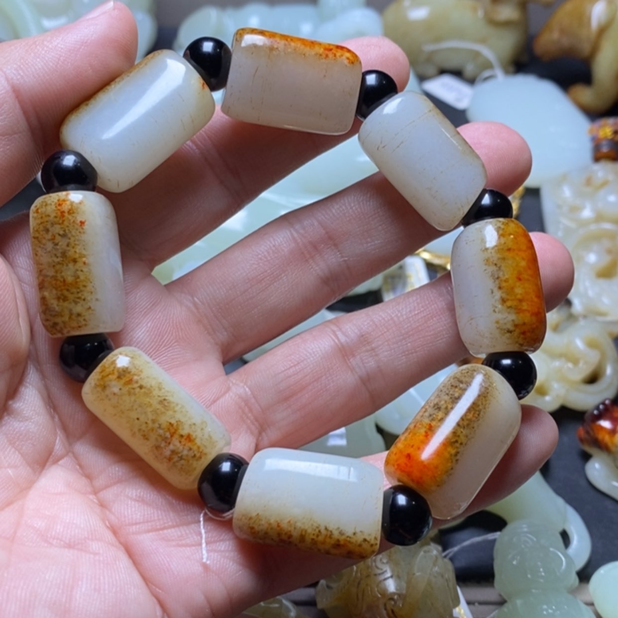 【闪购商品】和田玉（糖玉）颈饰未镶嵌天****8