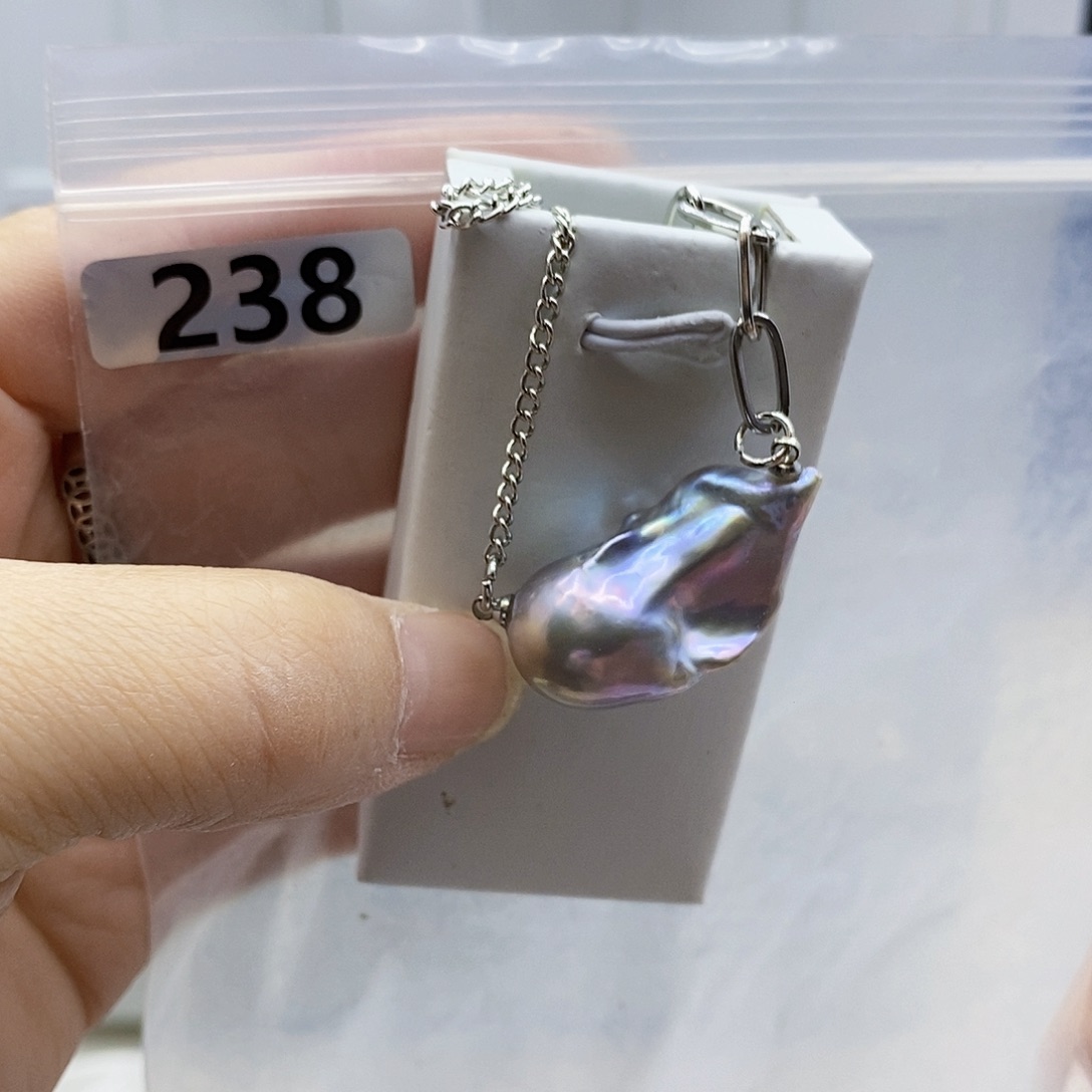 颈饰合金淡水珍珠