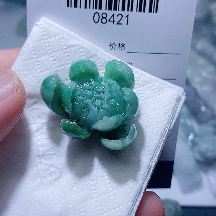 翡翠未镶嵌颈饰天光墟翡翠市场现金代购