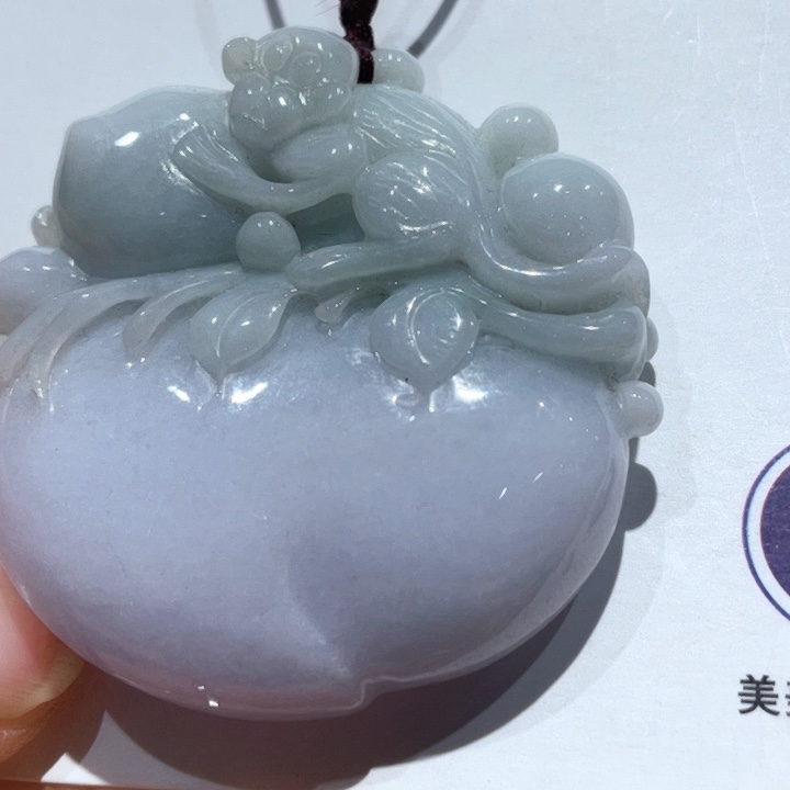 翡翠未镶嵌颈饰天然缅甸A货吊坠