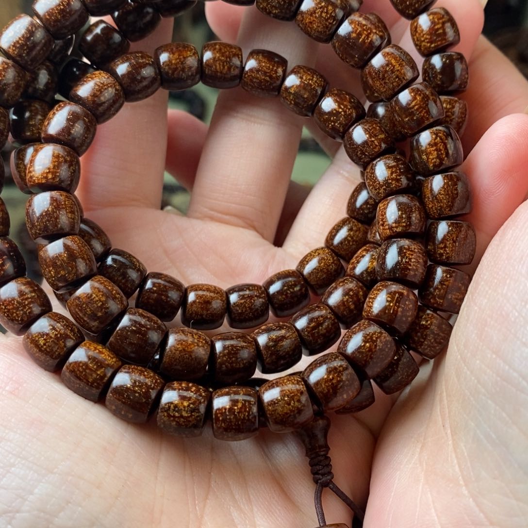 贡木手串/手链89洒金多圈936