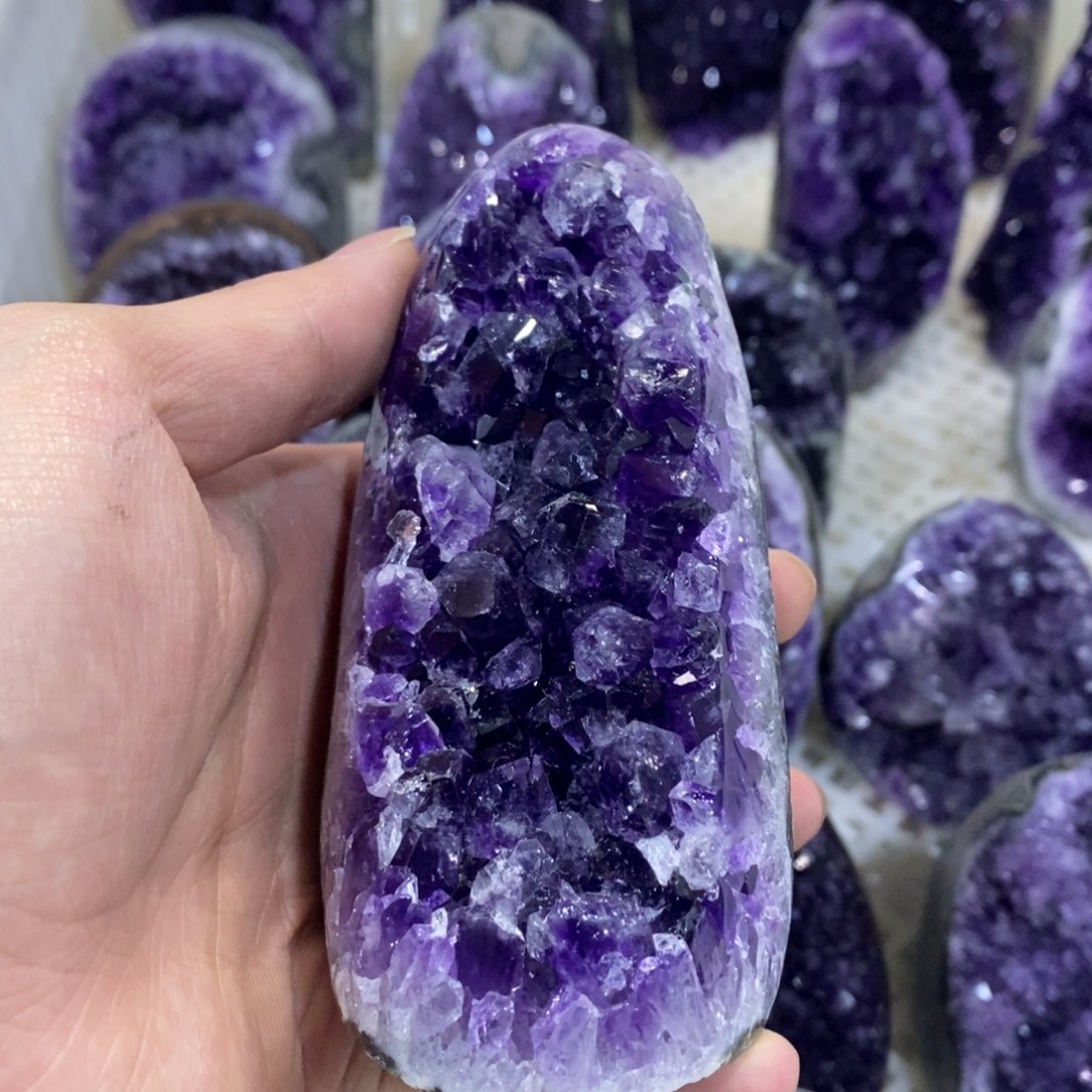 紫晶摆件摆件未镶嵌