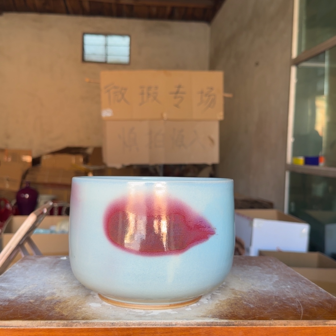 摆件郑家钧瓷摆件微瑕