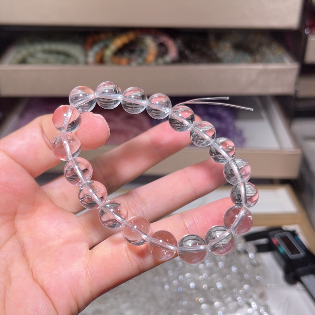 未镶嵌手链水晶白水晶012