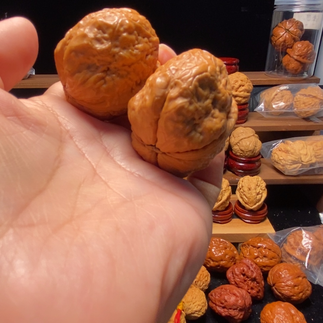 文玩核桃把件金刚佛手45尺