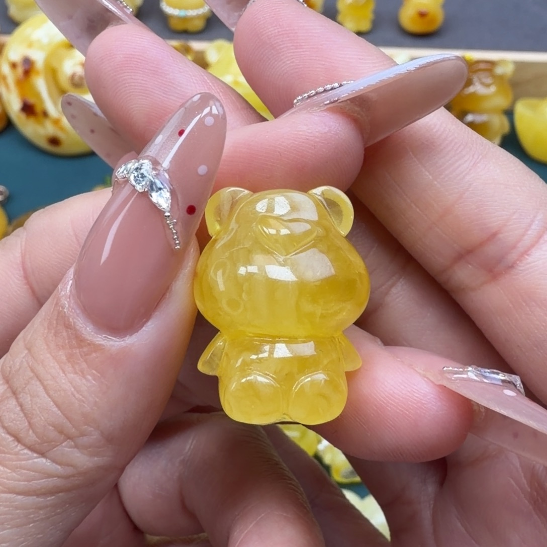琥珀未镶嵌裸石蜜蜡