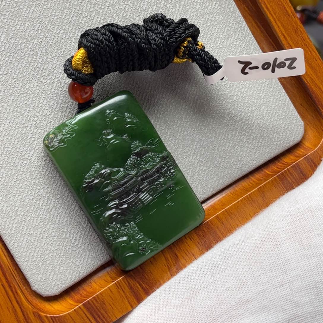 和田玉（碧玉）挂件未镶嵌