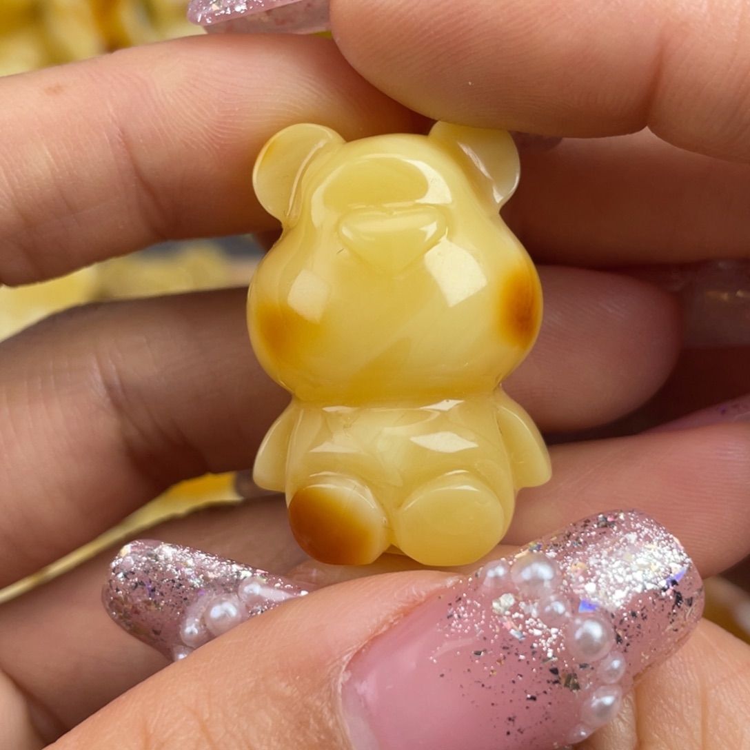 琥珀裸石未镶嵌蜜蜡