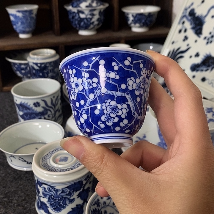 瓷【福利】冰梅铃铛杯