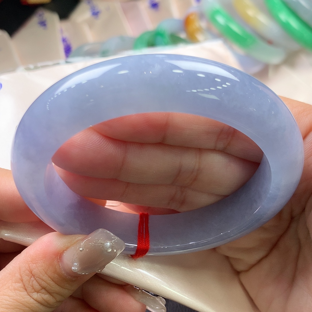 翡翠未镶嵌手镯59.2正圈